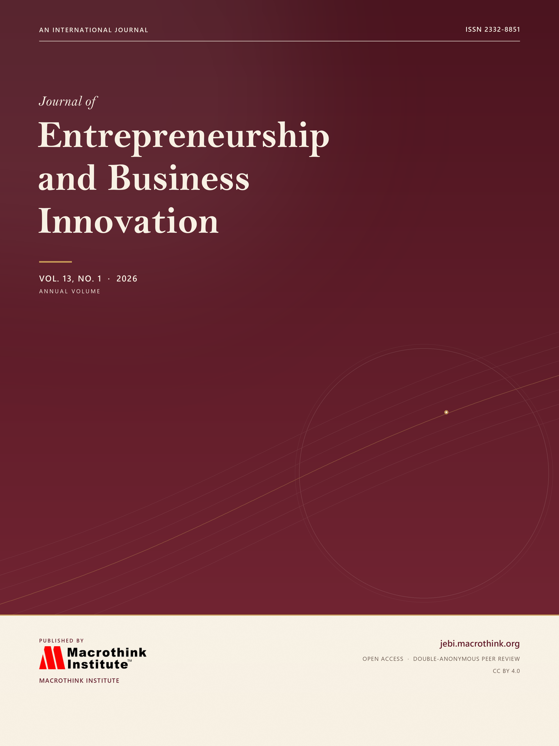 Cover of the International Journal of Regional Development